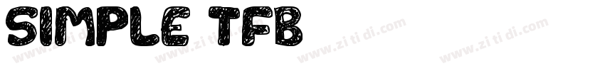 Simple tfb字体转换